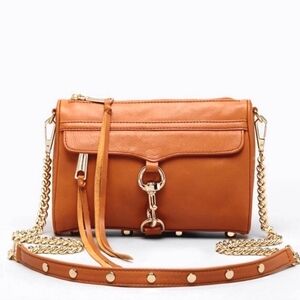 Rebecca Minkoff Mini Mac Rust Crossbody Bag
